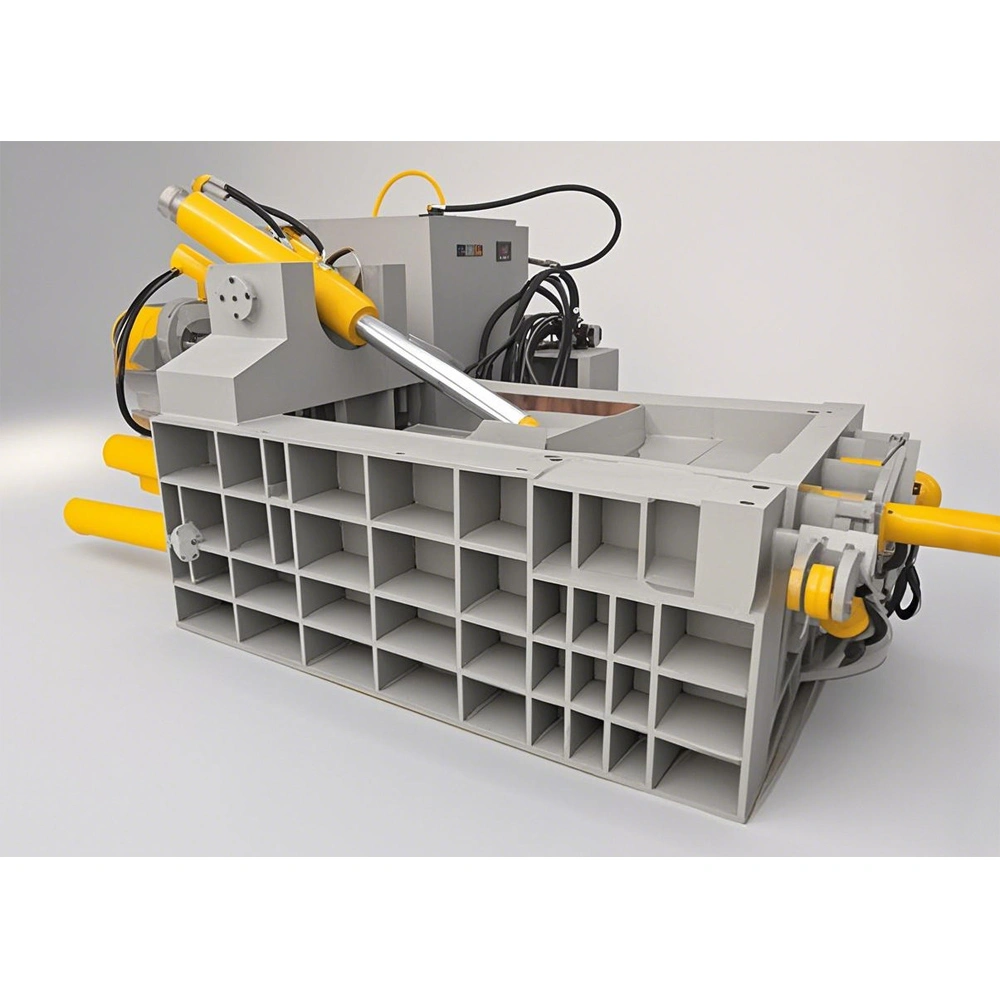 metal recycling baler